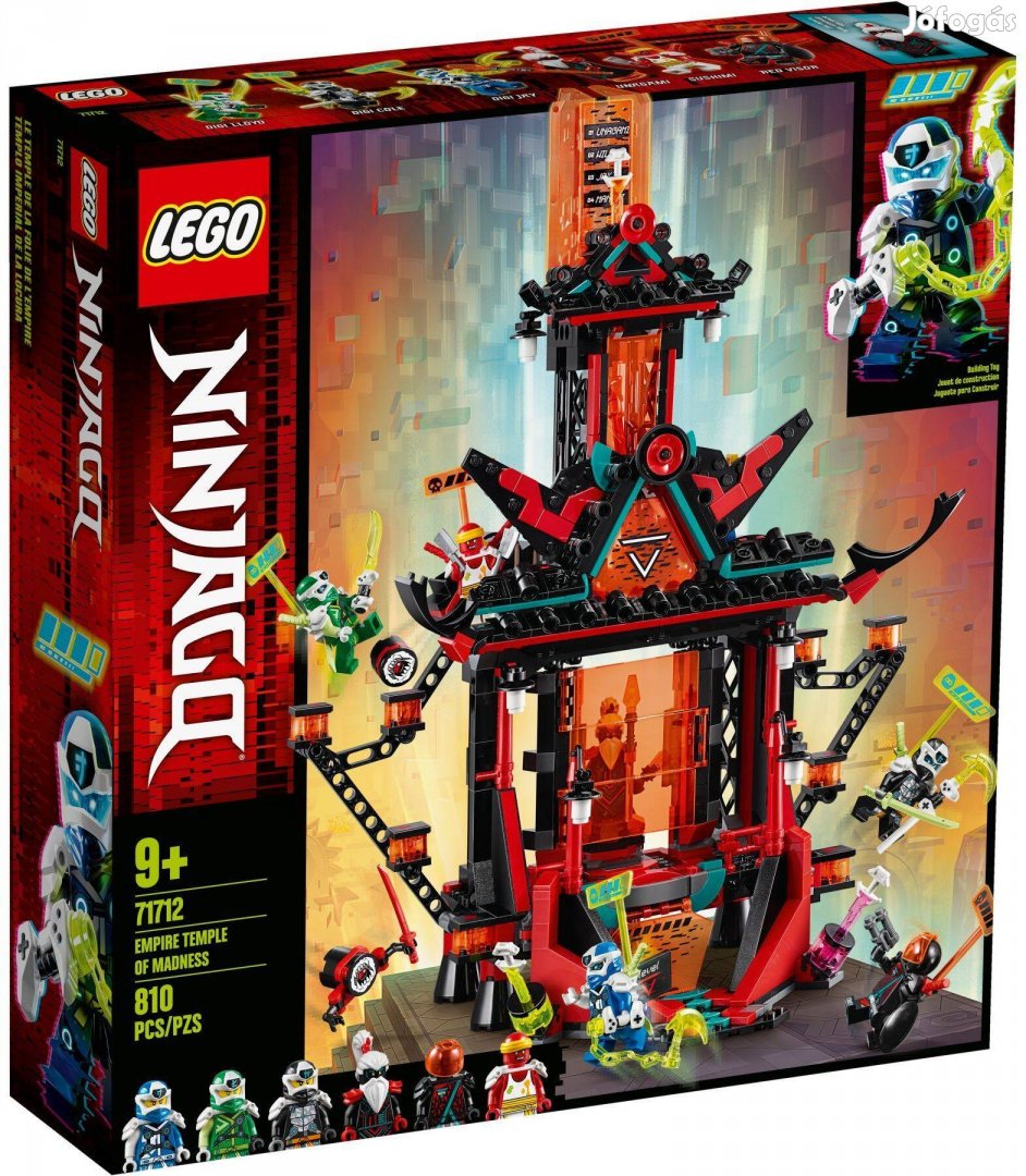 LEGO Ninjago 71712 Empire Temple of Madness bontatlan, új