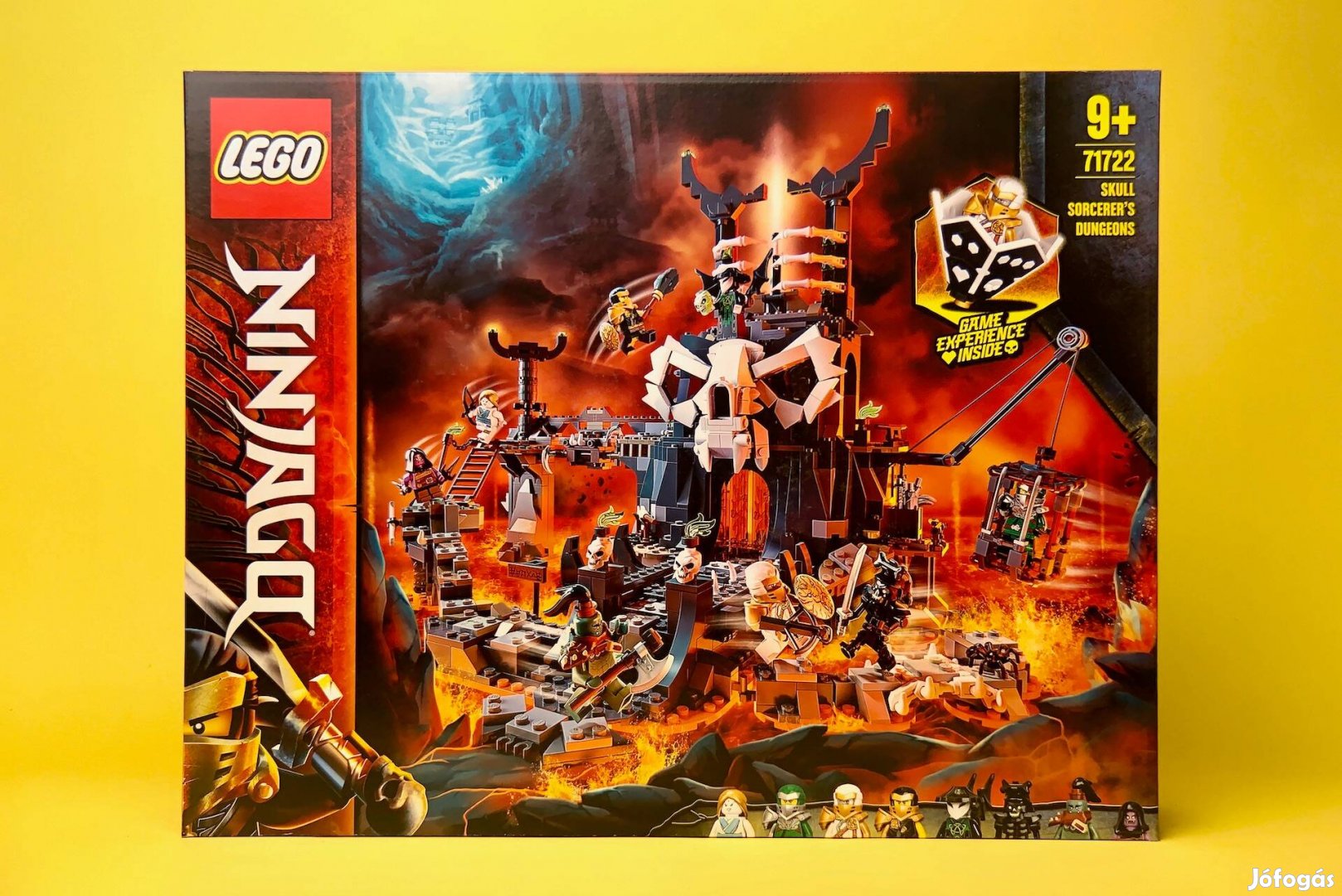 LEGO Ninjago 71722 Skull Sorcerer's Dungeons, Új, Bontatlan