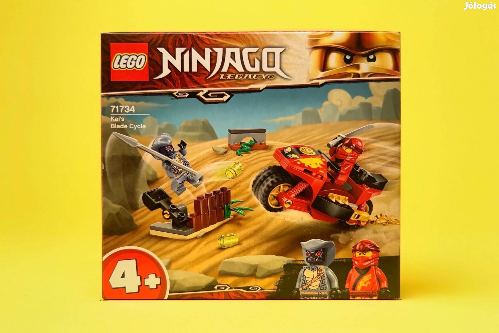 LEGO Ninjago 71734 Kai's Blade Cycle, Új, Bontatlan