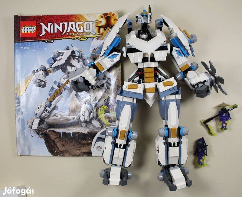 LEGO Ninjago 71738 - Zane mechanikus Titánjának csatája / robot