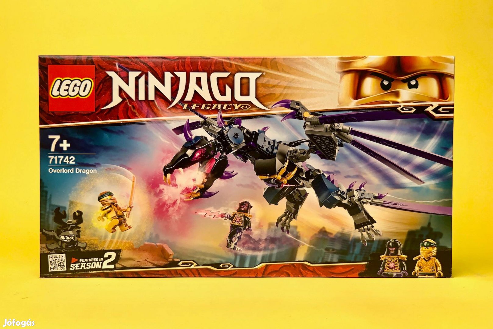LEGO Ninjago 71742 A Sötét Úr sárkánya, Új, Bontatlan