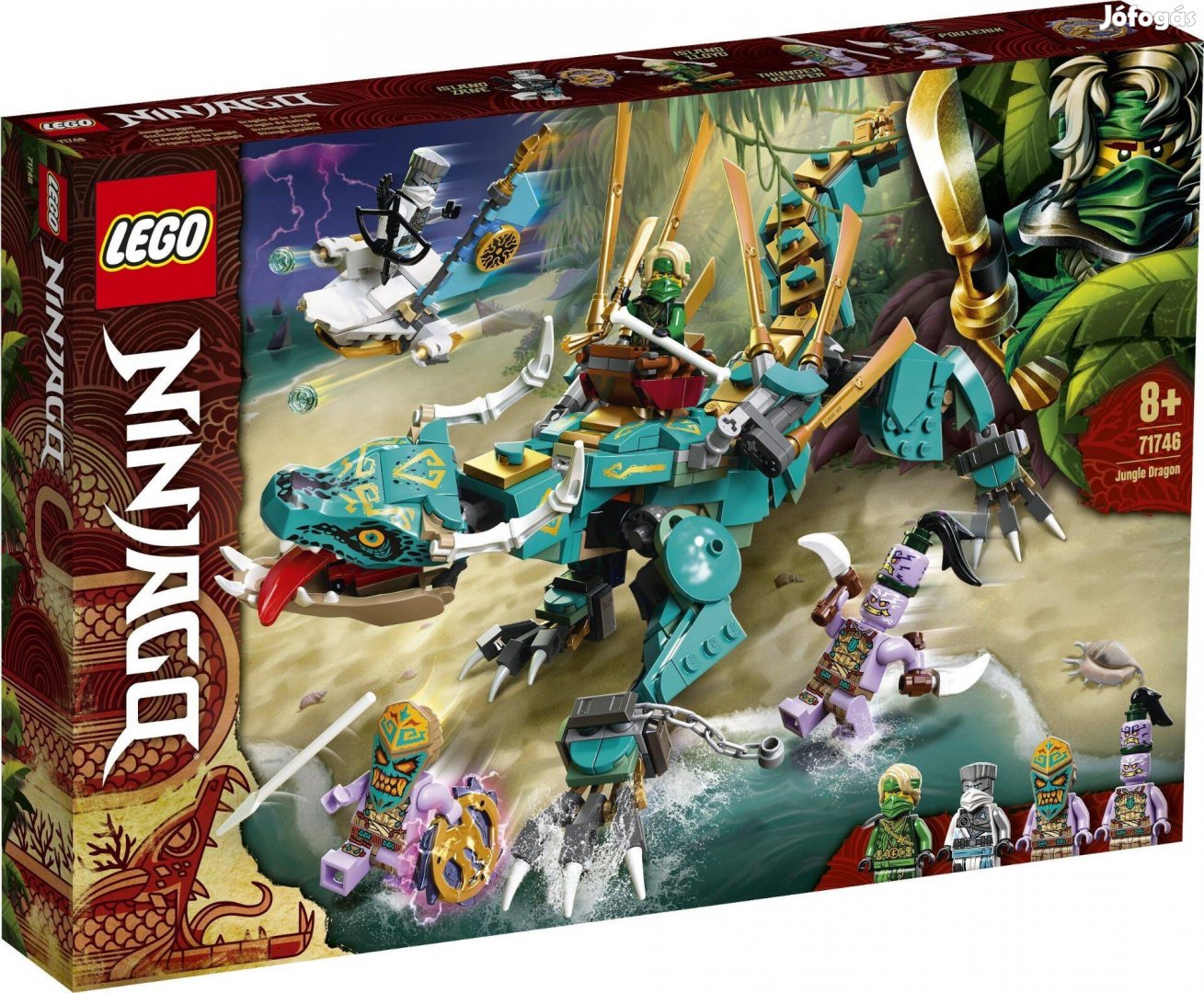 LEGO Ninjago 71746 Jungle Dragon új, bontatlan