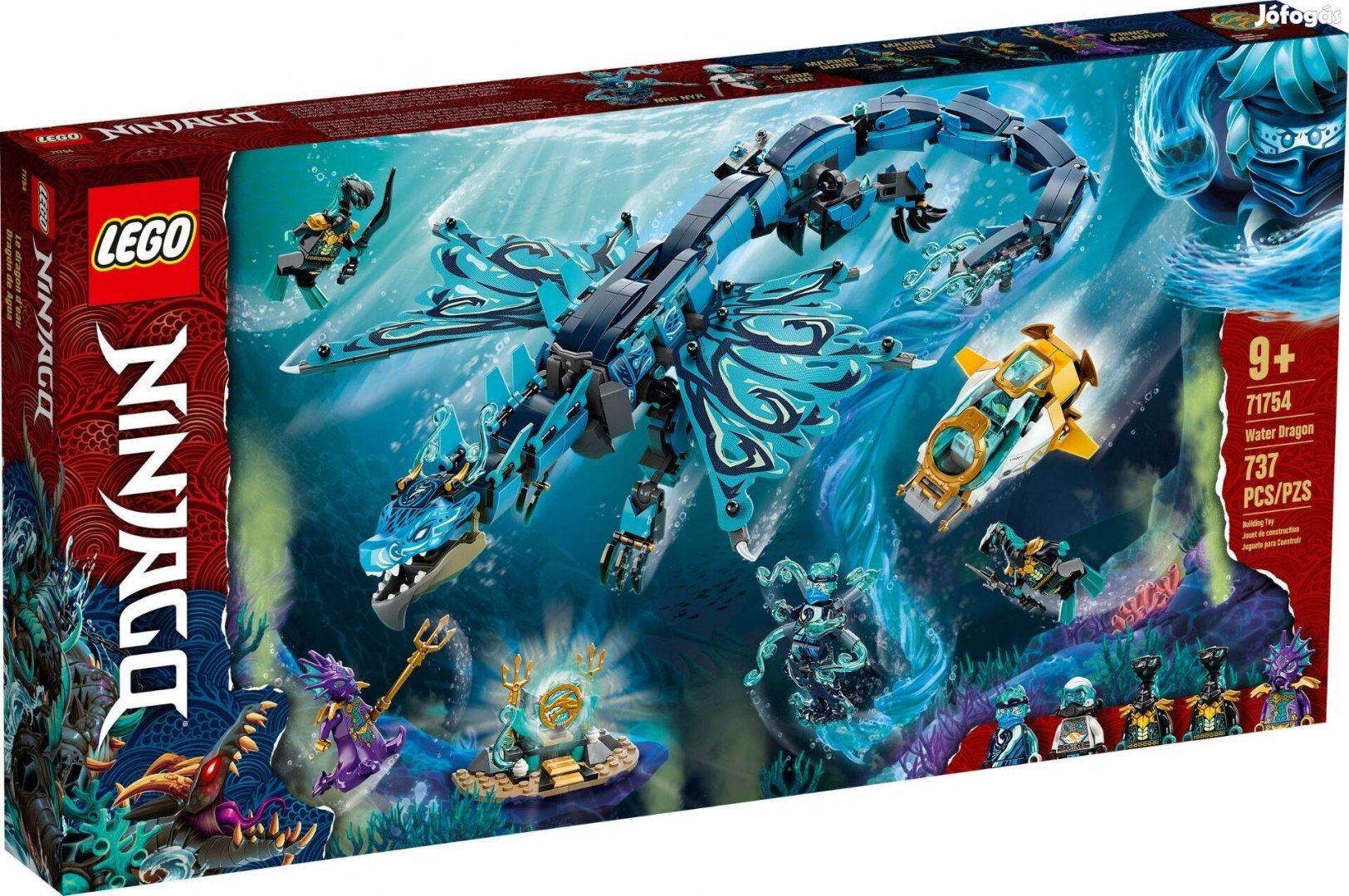 LEGO Ninjago 71754 Water Dragon új, bontatlan