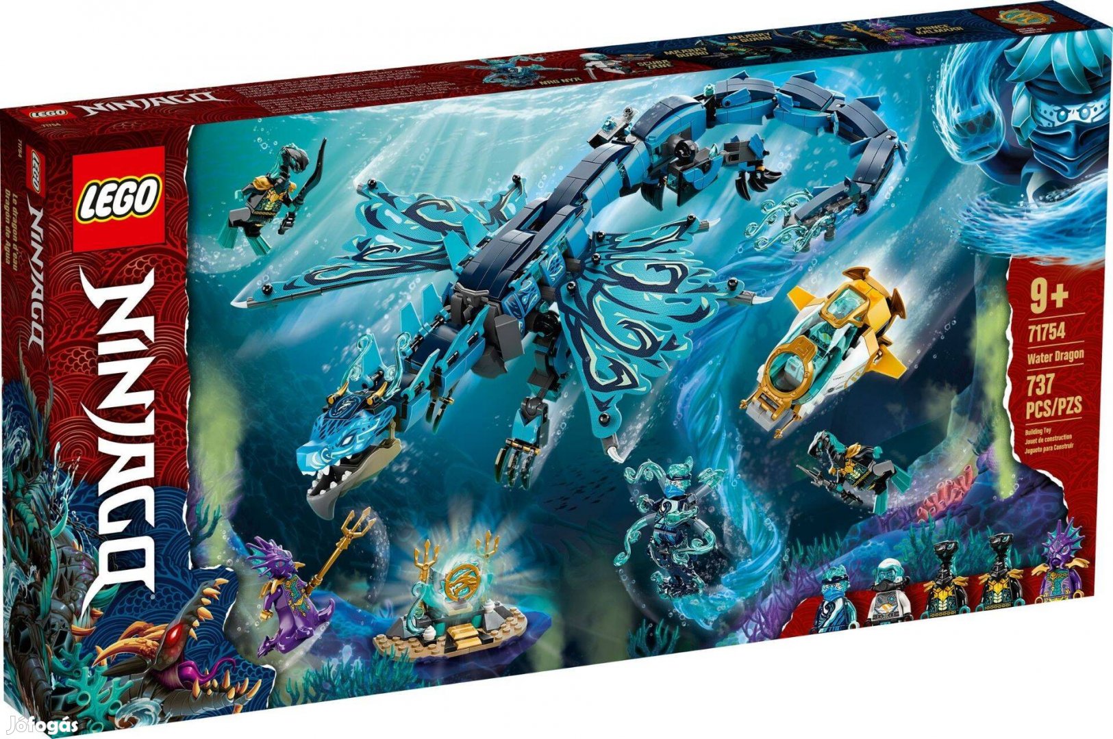 LEGO Ninjago 71754 Water Dragon új, bontatlan