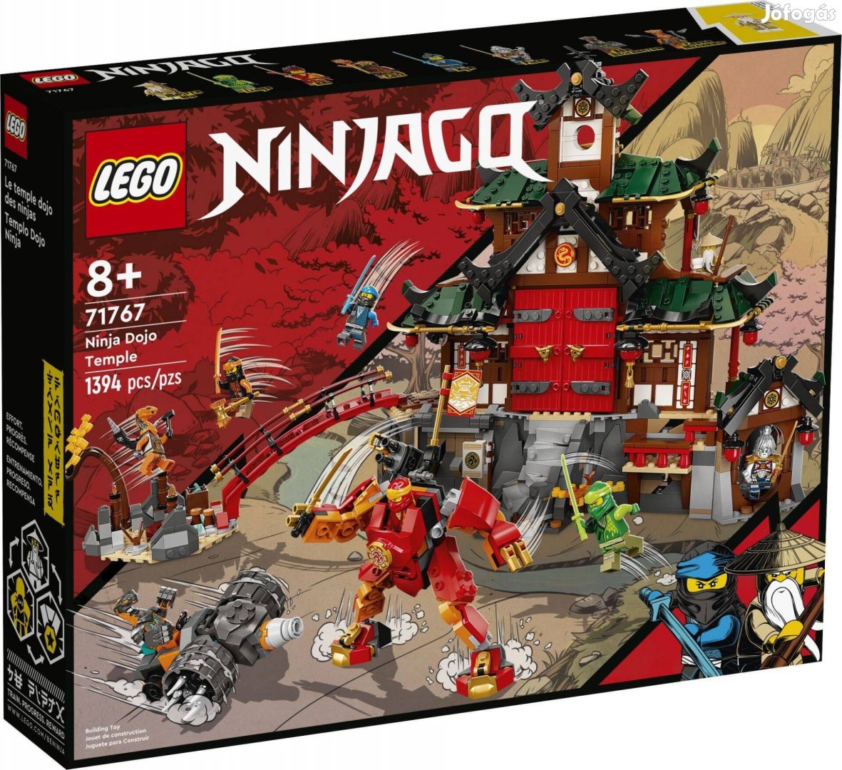 LEGO Ninjago 71767 Ninja Dojo Temple új, bontatlan