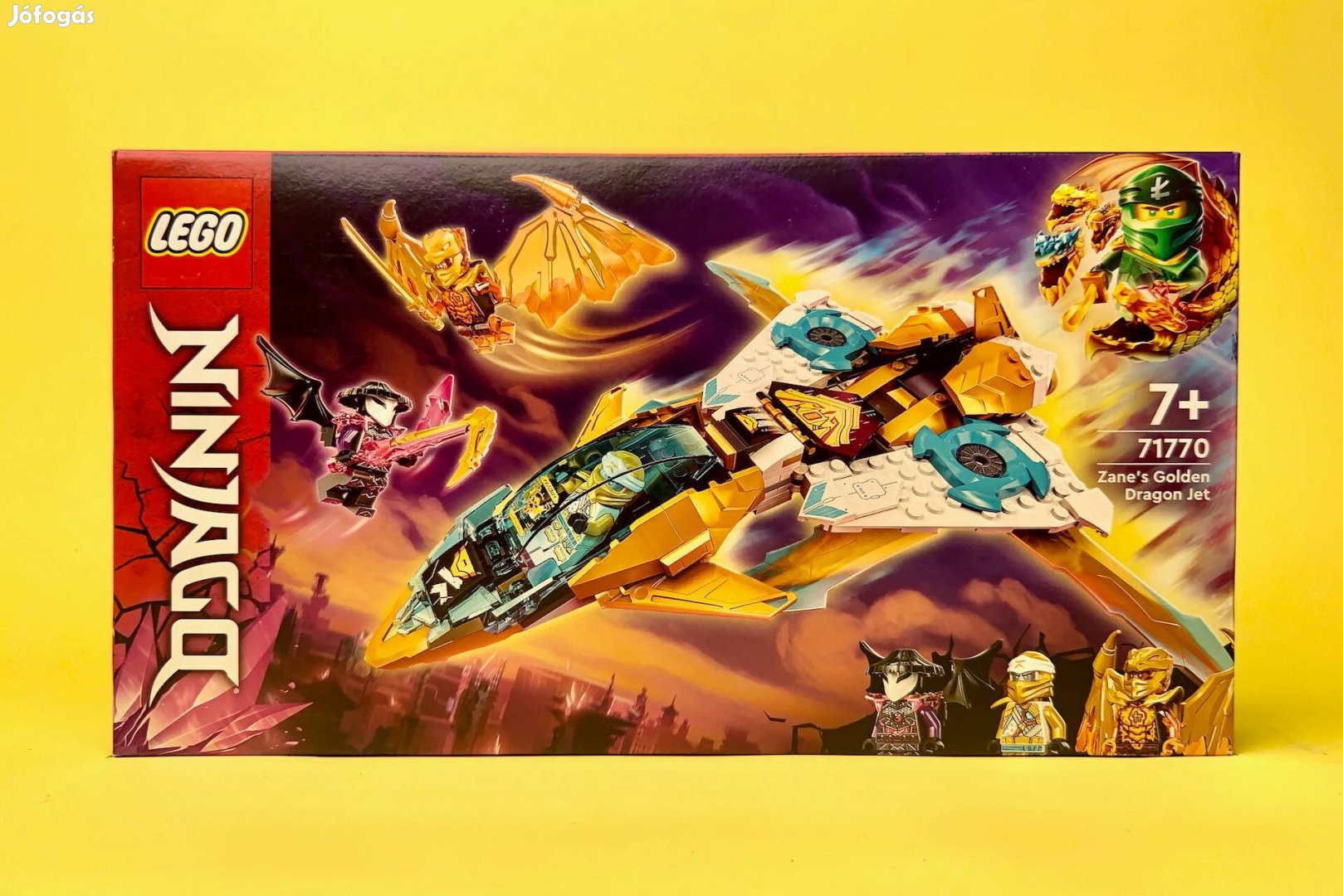 LEGO Ninjago 71770 Zane's Golden Dragon Jet, Új, Bontatlan