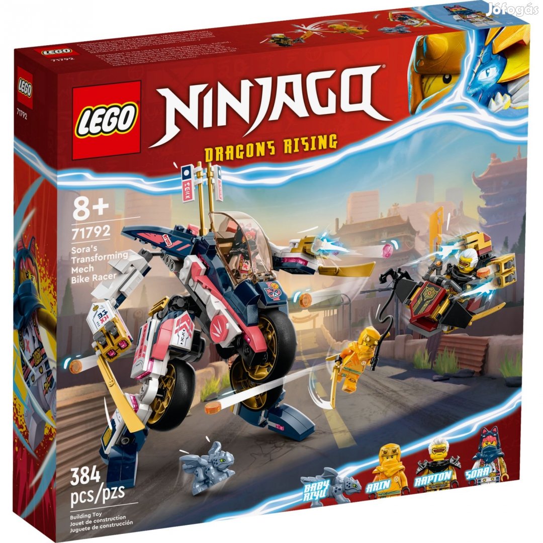 LEGO Ninjago 71792 Sora átalakítható robot versenymotorja - 71792