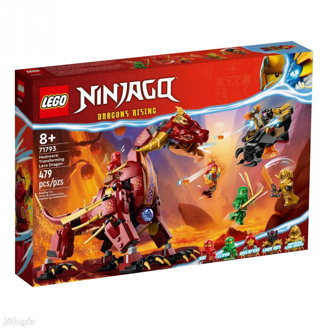 LEGO Ninjago 71793 Hőhullám átalakítható lávasárkány - 71793