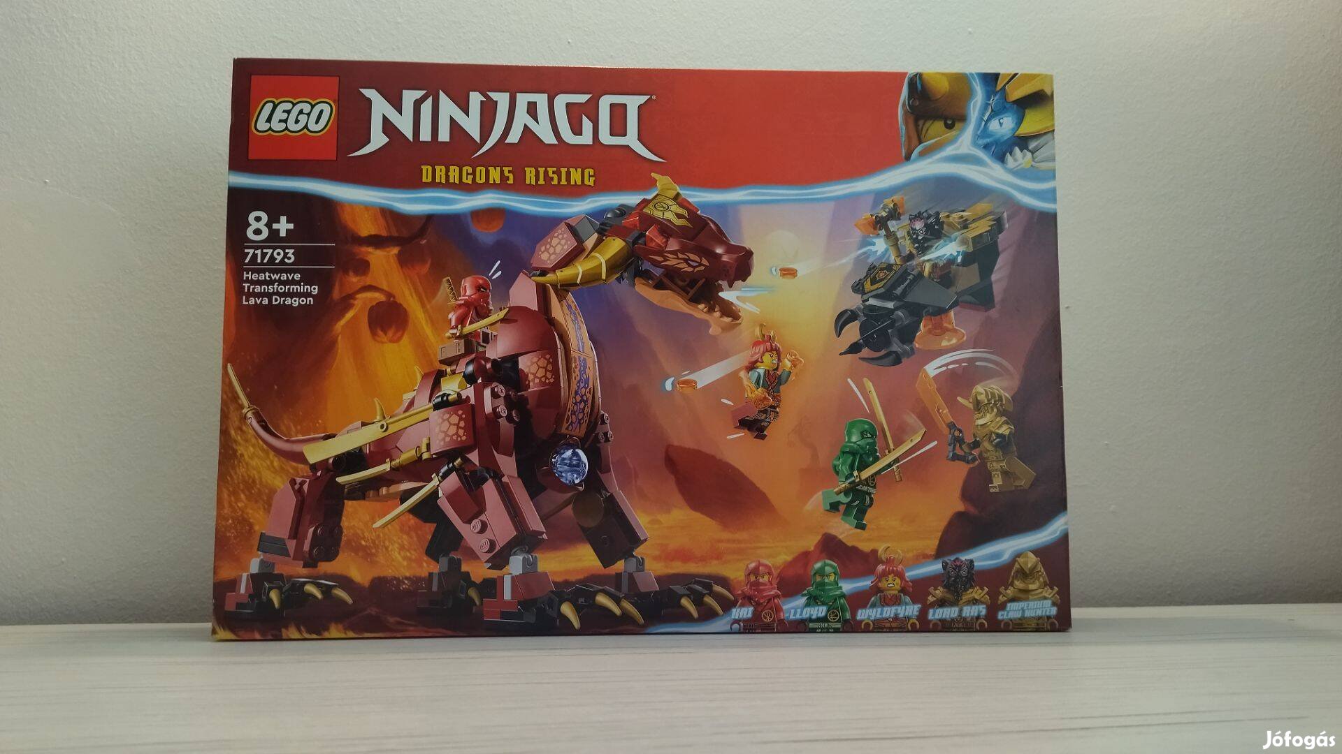 LEGO Ninjago 71793 - Hőhullám átalakítható lávasárkány / sárkány (Új)