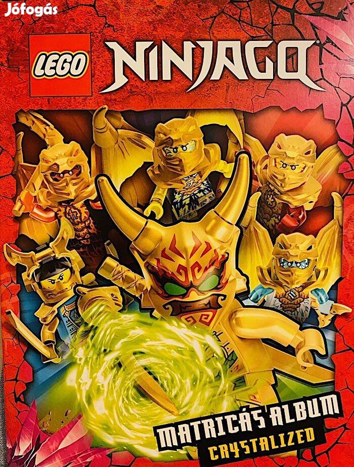 LEGO Ninjago Crystalized matricás album - 2023 Sticker Album - Új