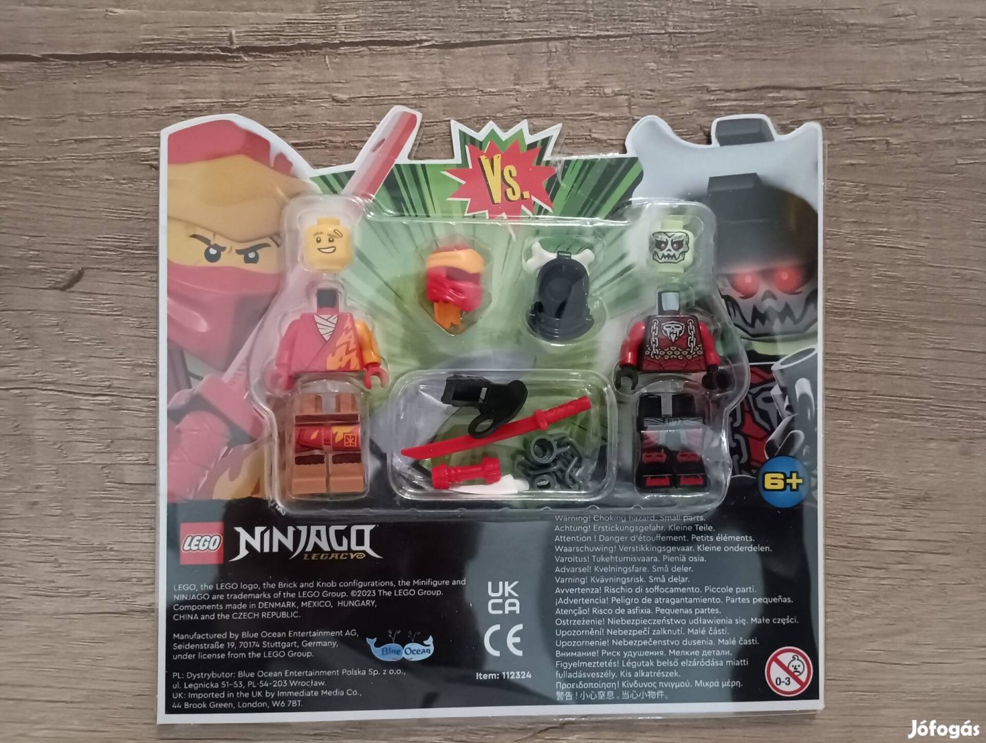 LEGO Ninjago Kai vs Csont Király figurák 