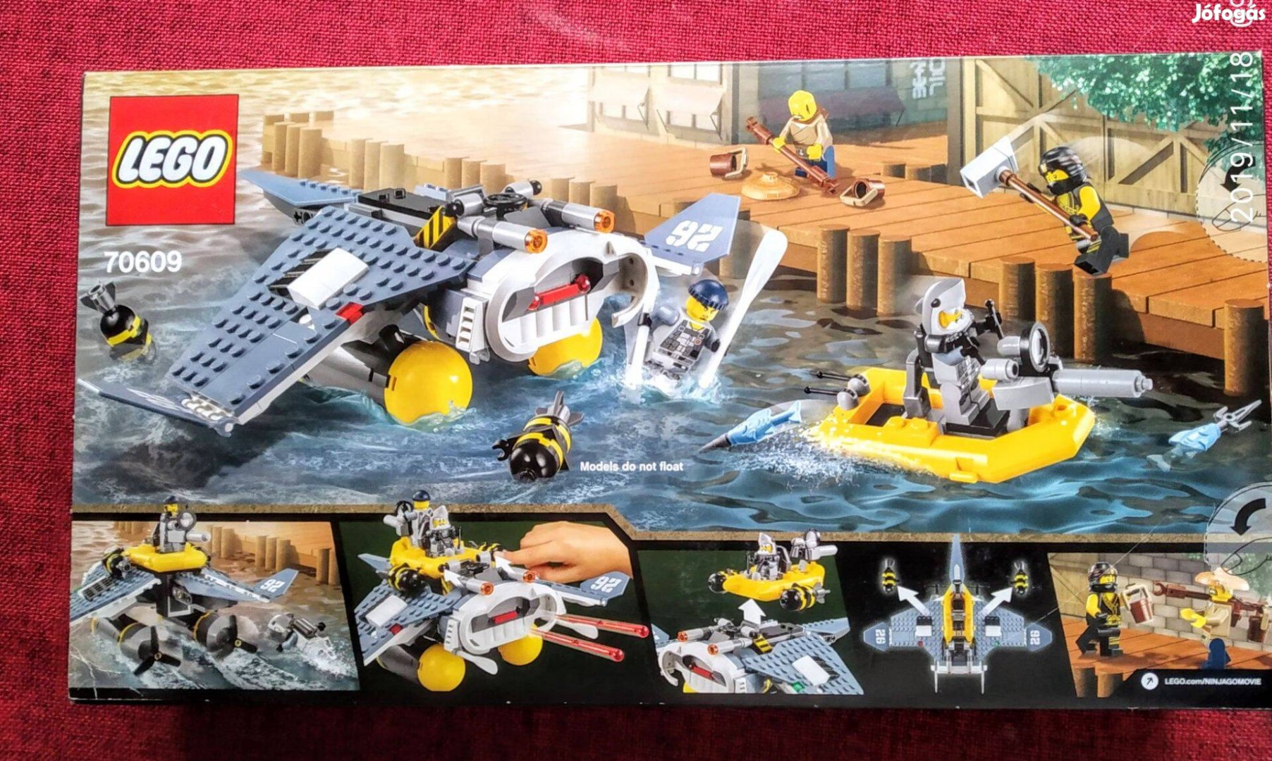 LEGO Ninjago Manta Ray bomber 70609 Bontatlan Új