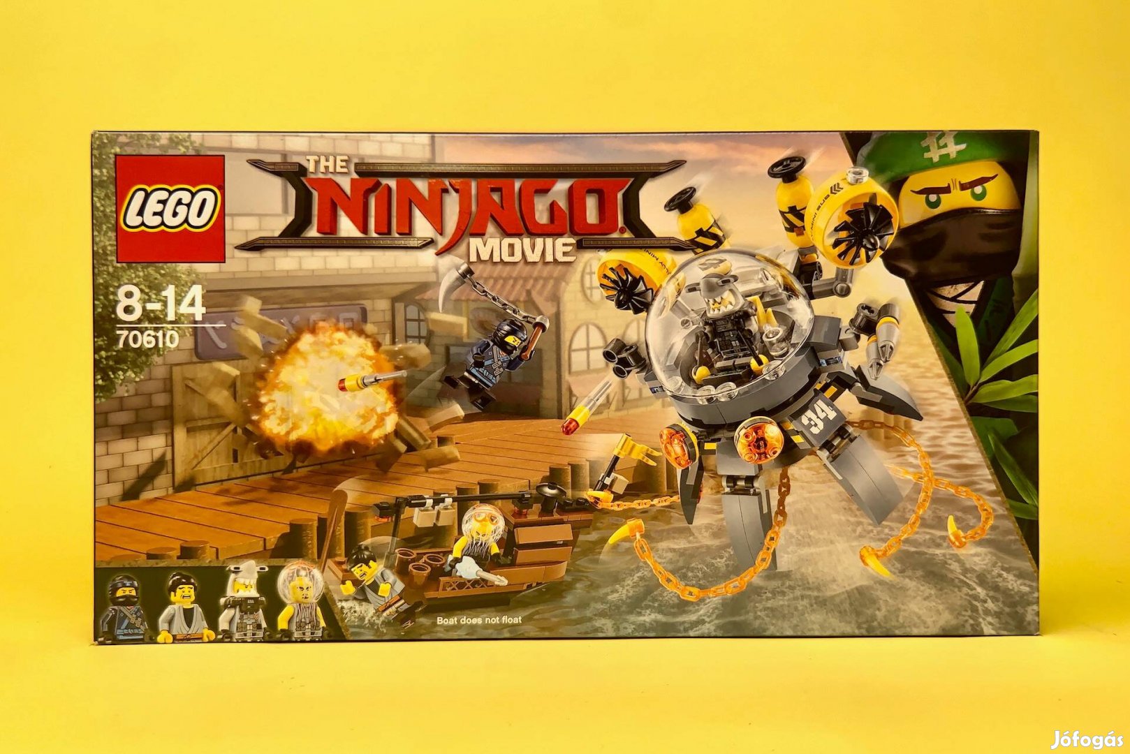 LEGO Ninjago Movie 70610 Flying Jelly Sub, Uj, Bontatlan