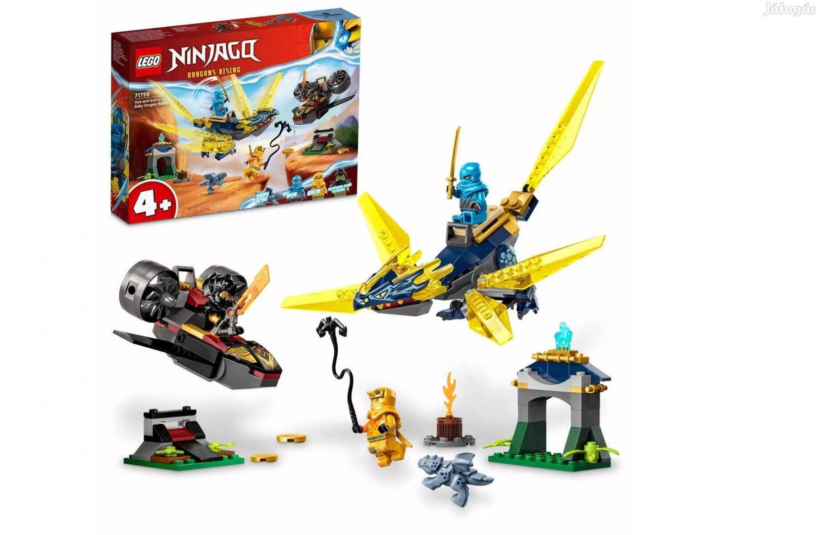 LEGO Ninjago Nya és Arin csatája a kis sárkány ellen 71798