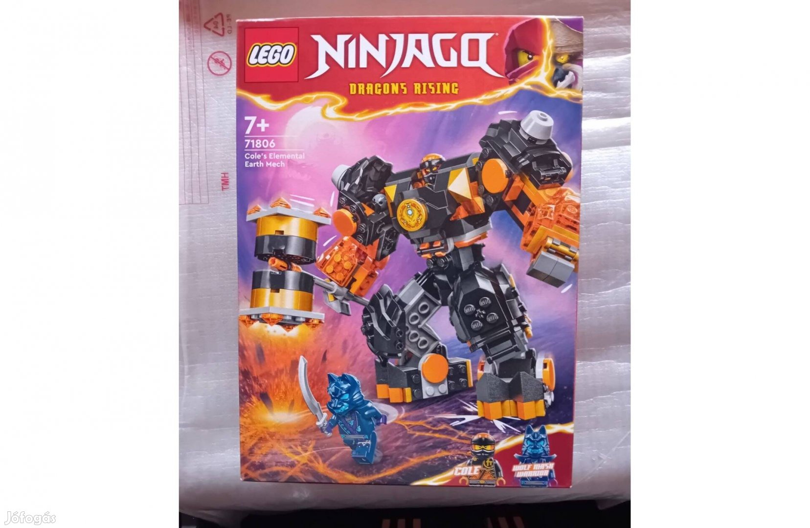 LEGO Ninjago - Cole elemi földrobotja (71806) Bontatlan uj