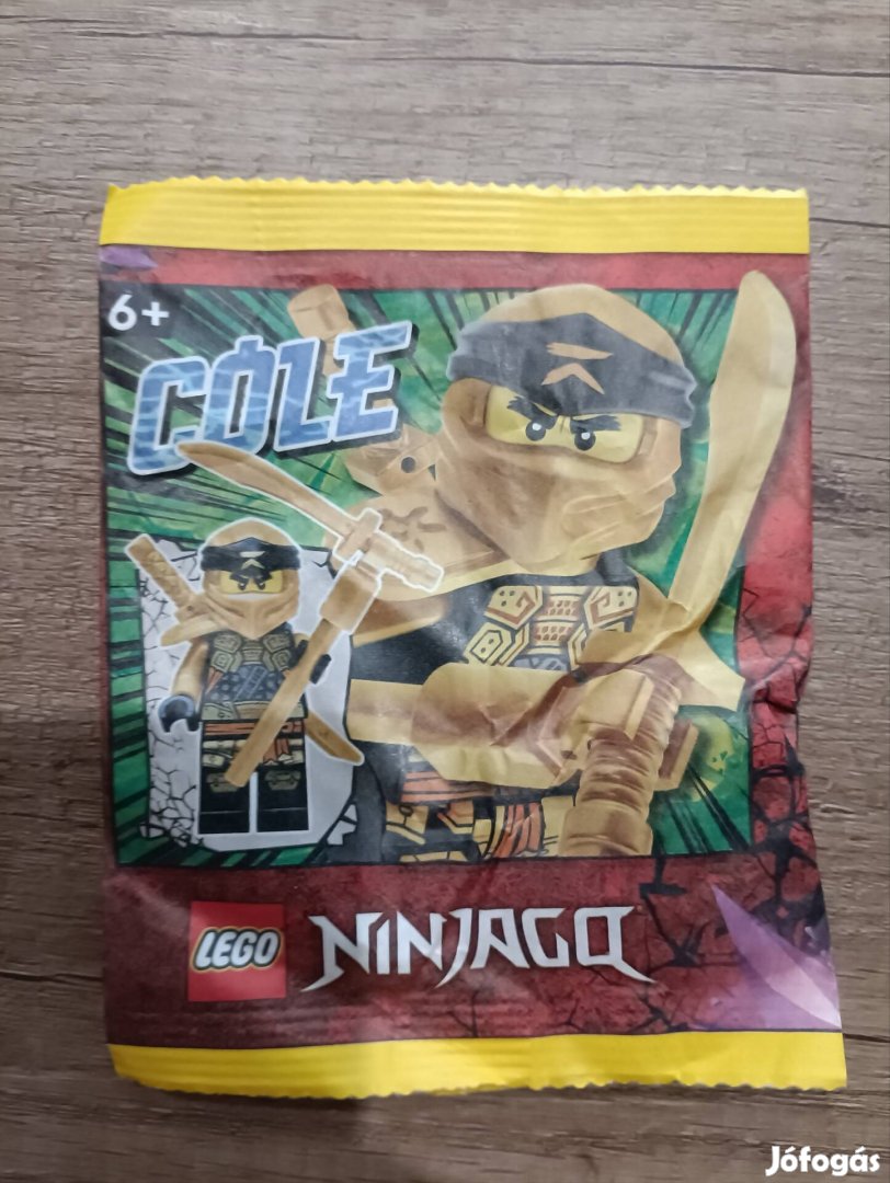 LEGO Ninjago arany Cole polybag figura 