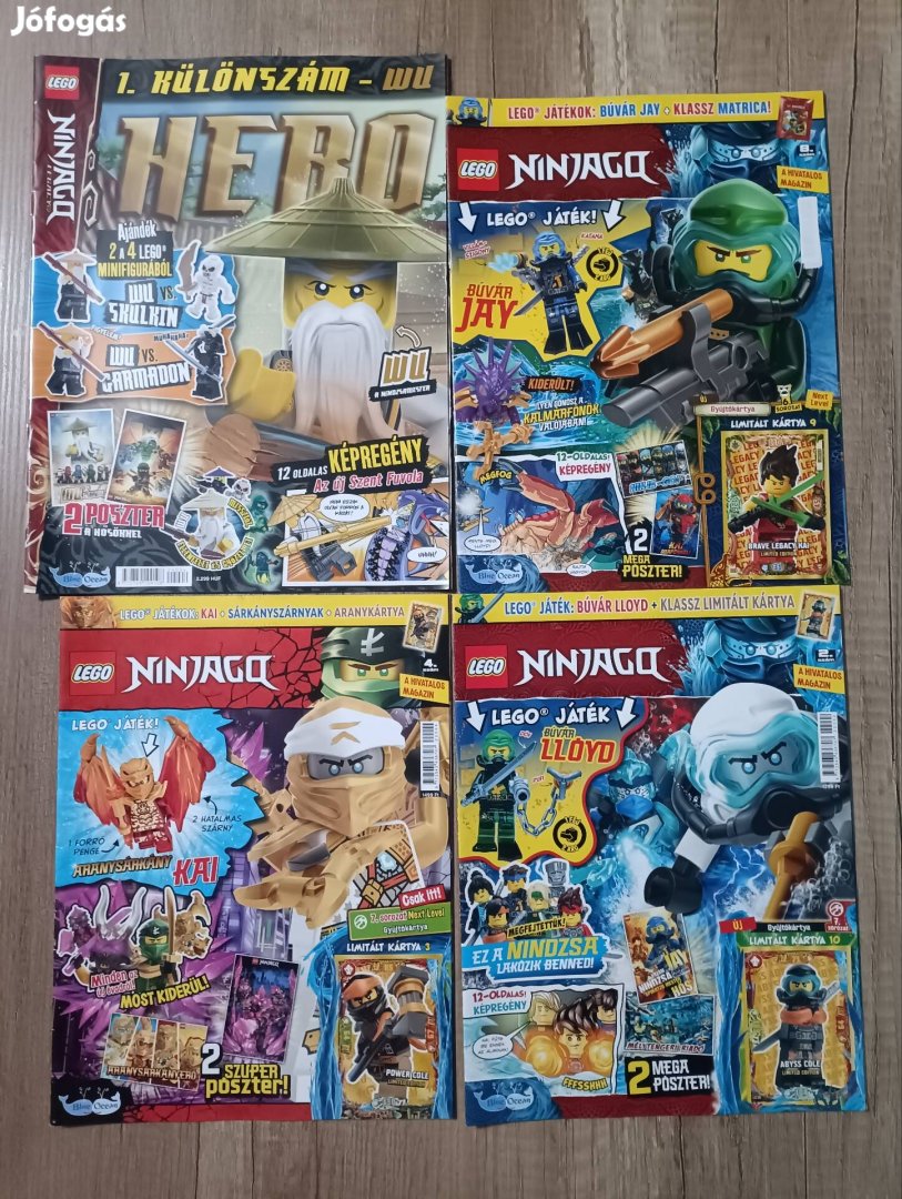 LEGO Ninjago magazin, újság 4db