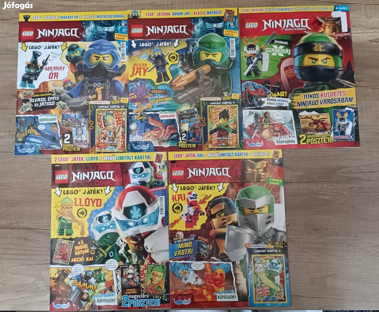 LEGO Ninjago újságok 5db