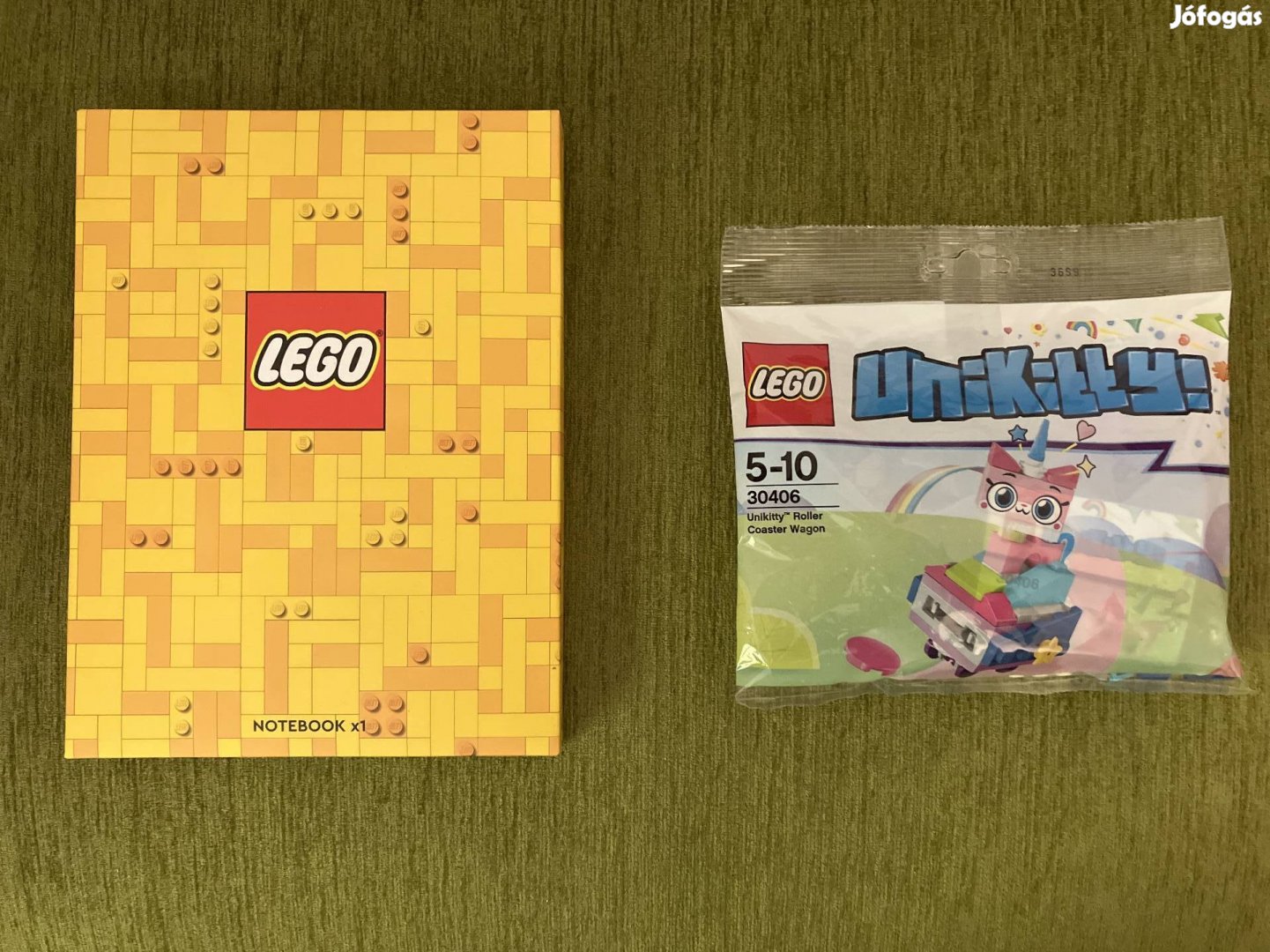 LEGO Notebook és LEGO 30406 Unikitty polybag, új, bontatlan