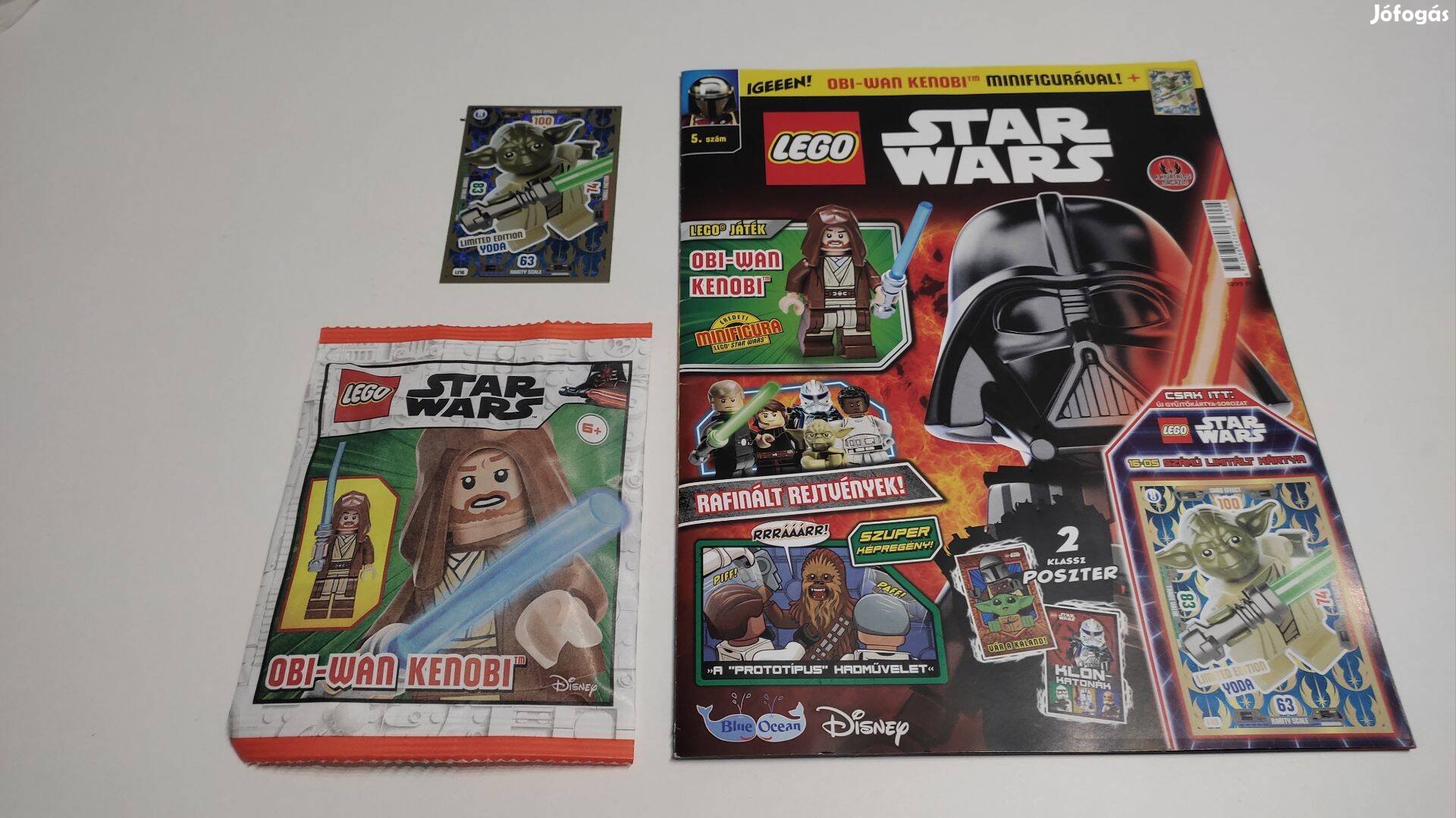 LEGO Obi-Wan Kenobi polybag + Star Wars újság + gyűjthető kártya - új
