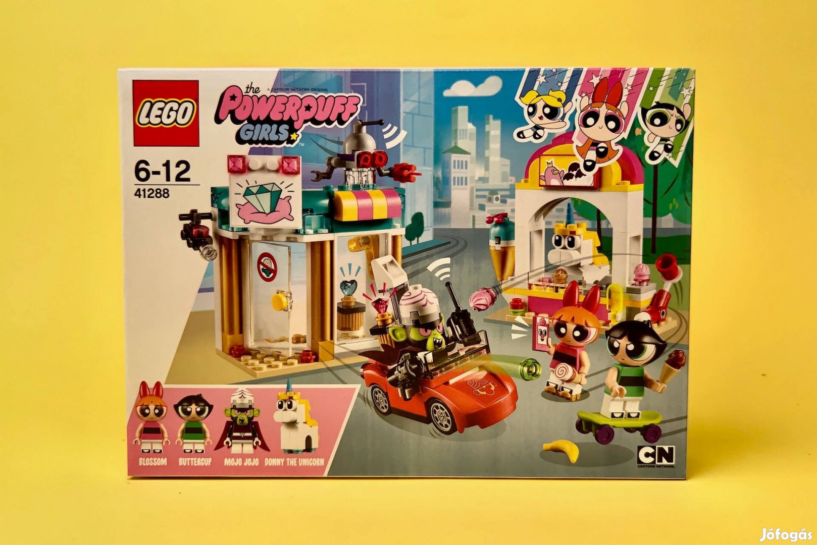 LEGO Powerpuff Girls 41288 Mojo Jojo Strikes, Uj, Bontatlan