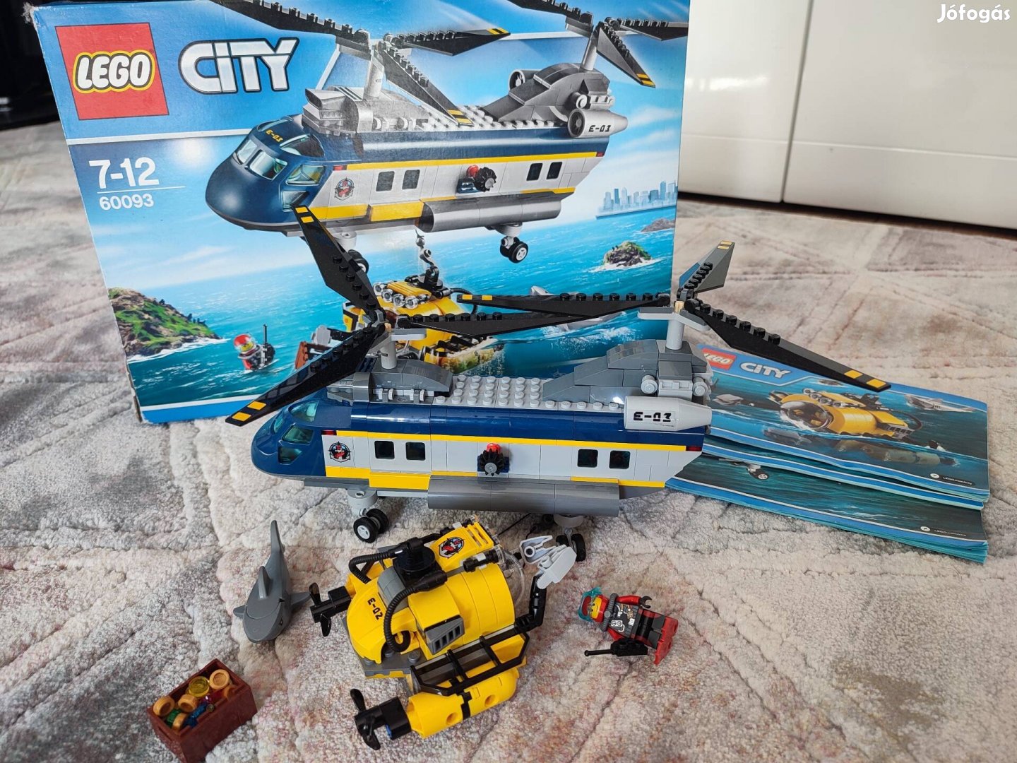 LEGO(R) City - Mélytengeri helikopter (60093)