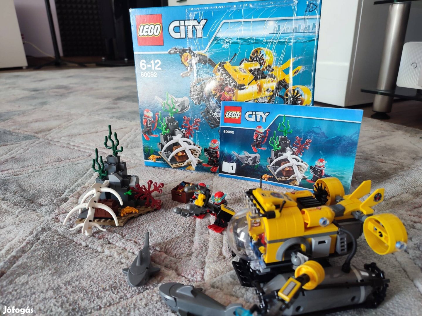 LEGO(R) City - Mélytengeri tengeralattjáró (60092)