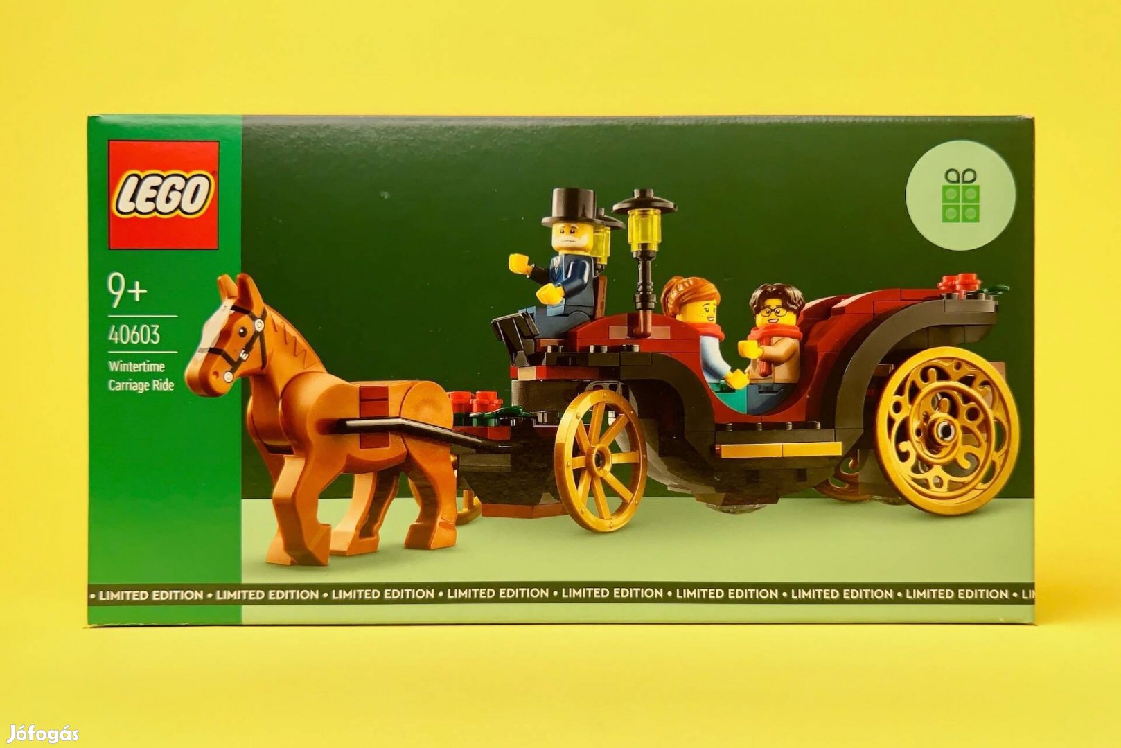 LEGO Seasonal 40603 Wintertime Carriage Ride, Új, Bontatlan