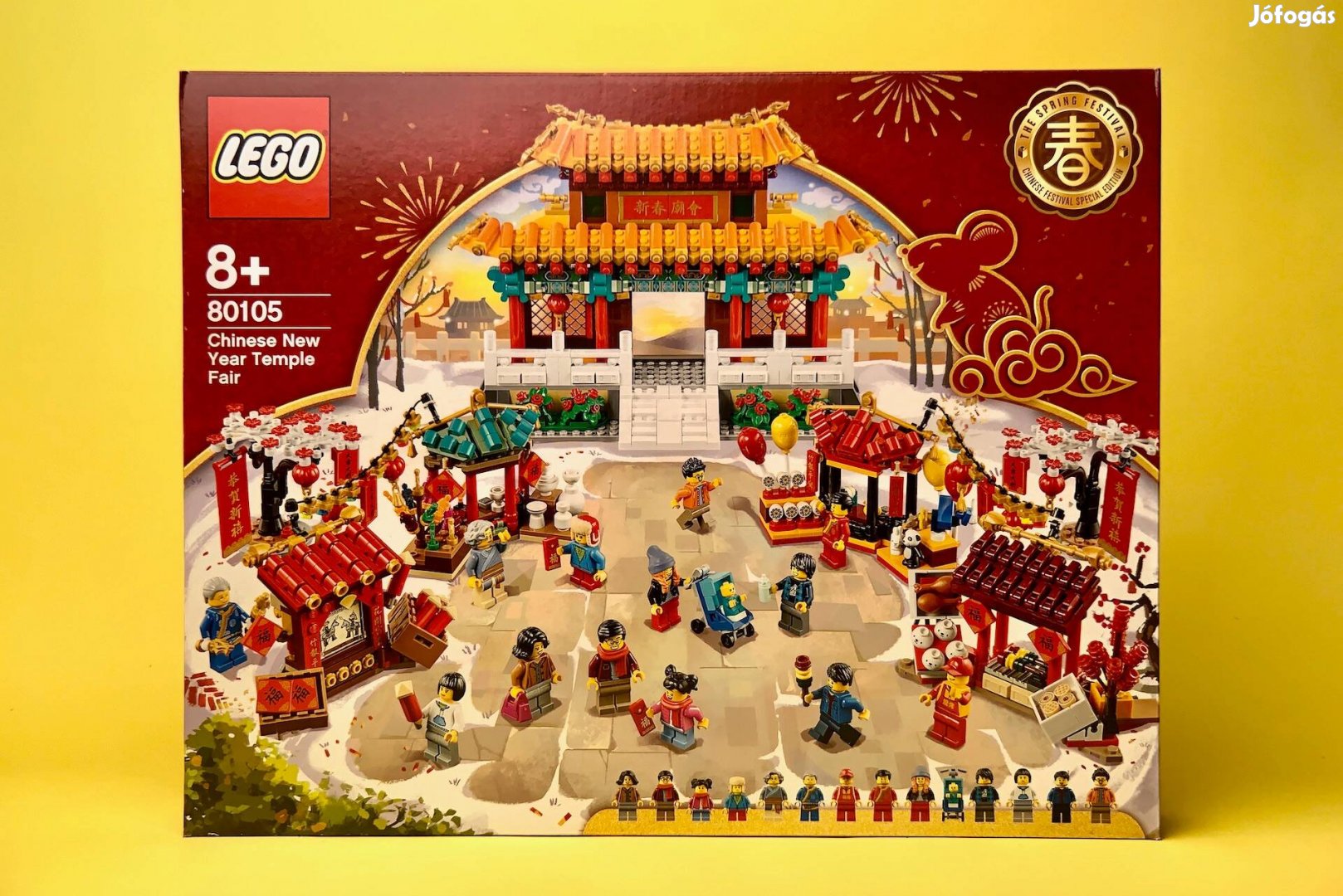 LEGO Seasonal 80105 Chinese New Year Temple Fair, Új, Bontatlan