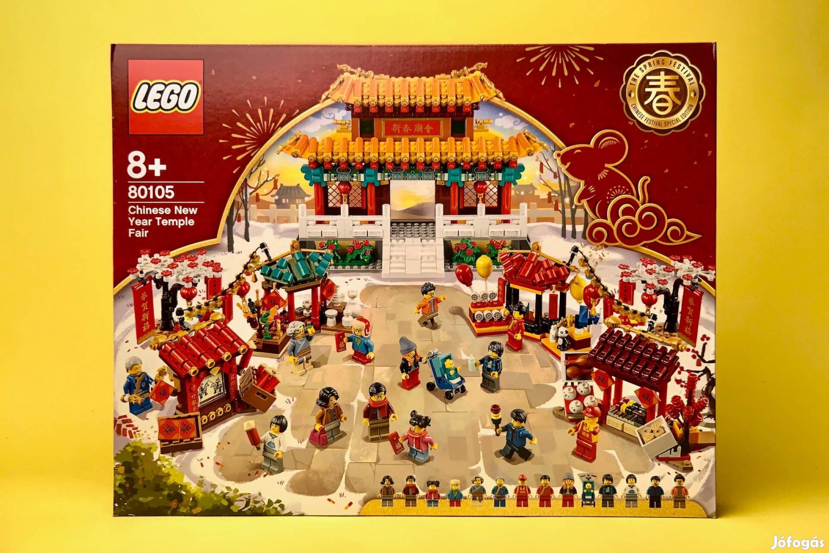 LEGO Seasonal 80105 Kínai újévi templomi vásár, Új, Bontatlan