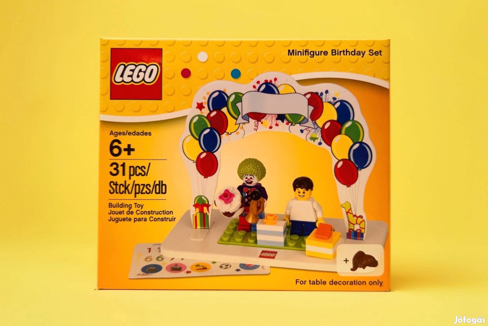 LEGO Seasonal 850791 Minifigure Birthday Set, Új, Bontatlan