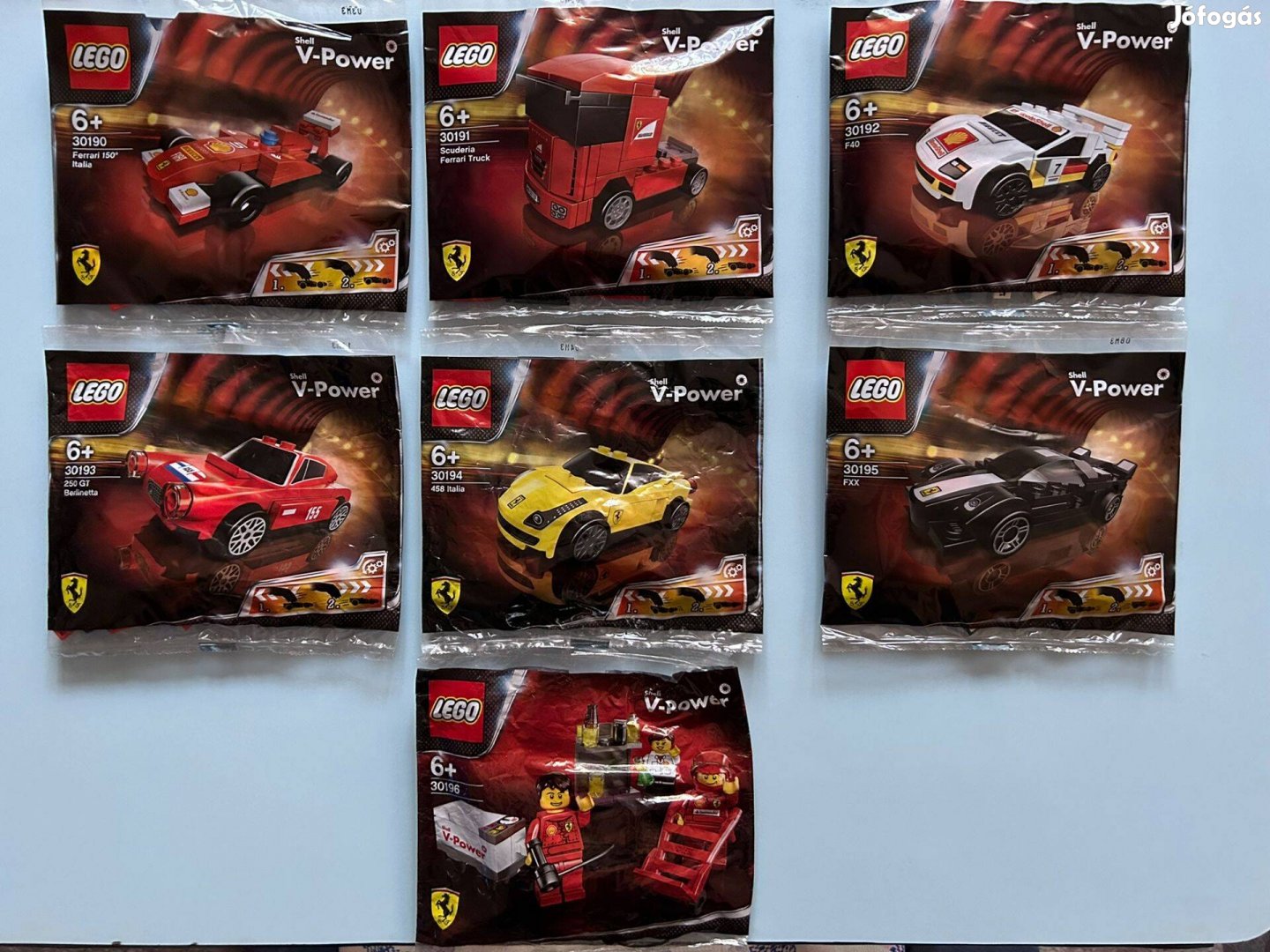 LEGO Shell Ferrari 2012 és 2014 Teljes Sor Eladó!!!