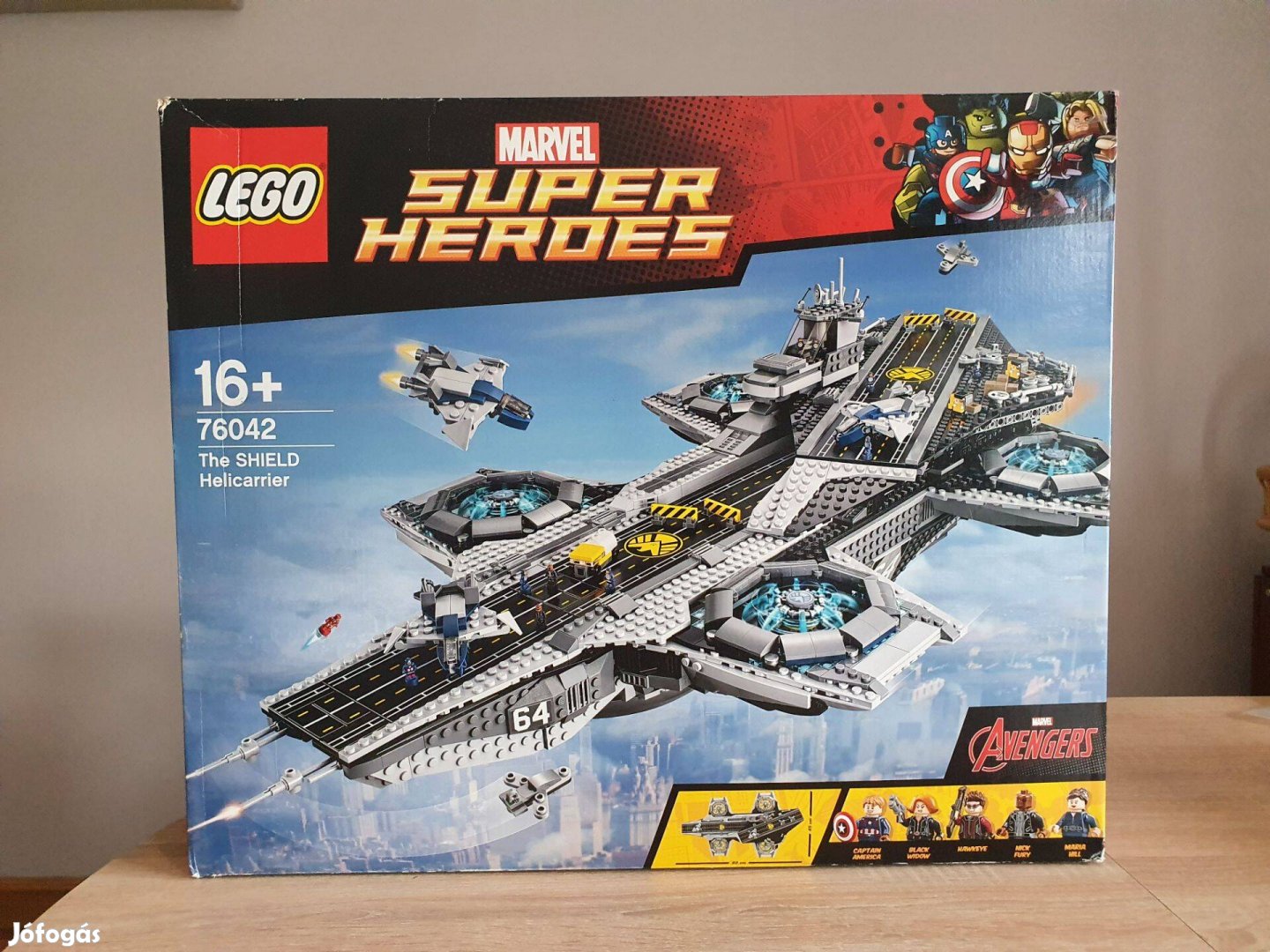 LEGO Shield Helicarrier repülőgép hordozó (76042) - bontatlan