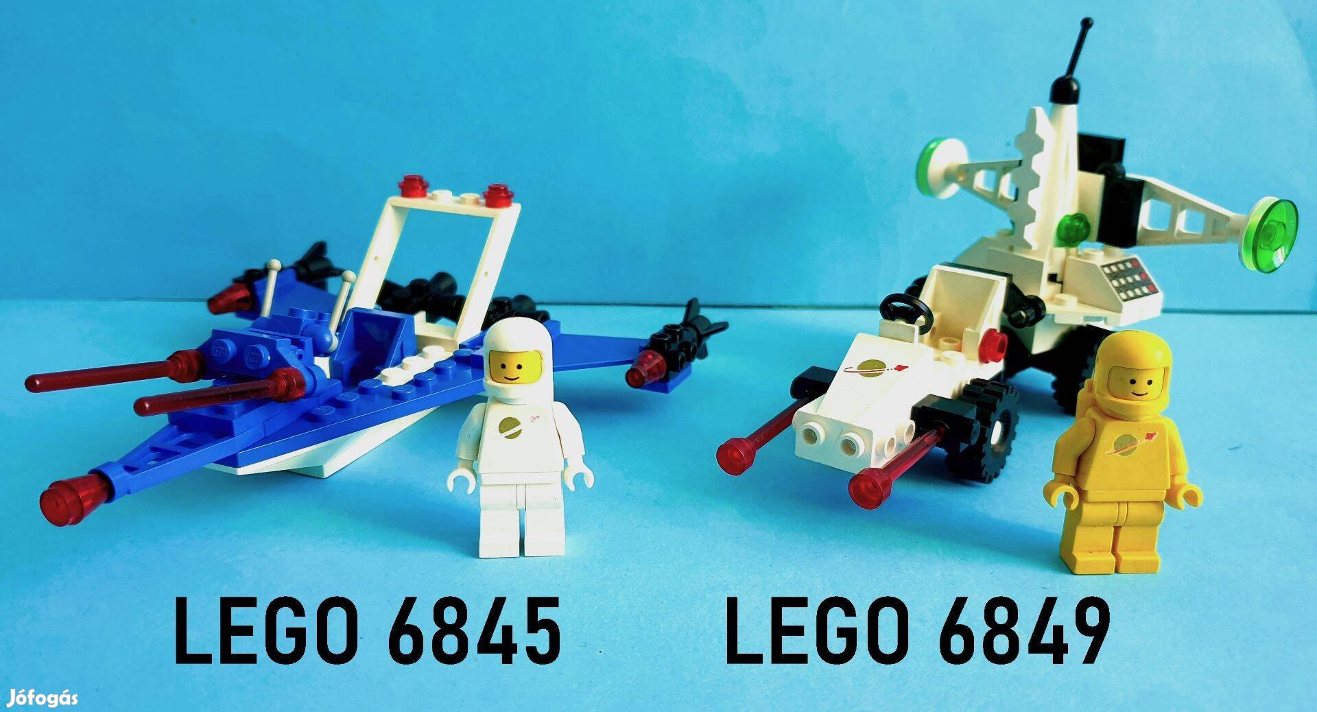 LEGO Space 6845 Cosmic Charger, 6849 Satellite Patroller, hiánytalan