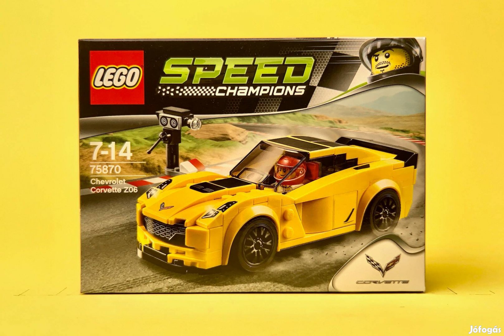 LEGO Speed Champions 75870 Chevrolet Corvette Z06, Új, Bontatlan