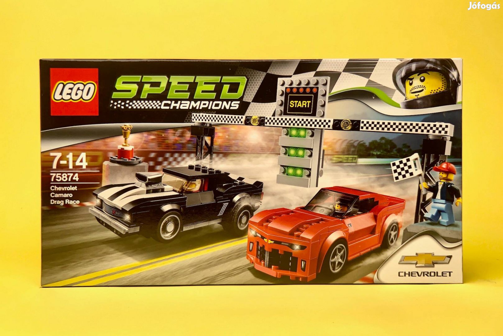 LEGO Speed Champions 75874 Chevrolet Camaro gyorsulási v. Uj Bontatlan