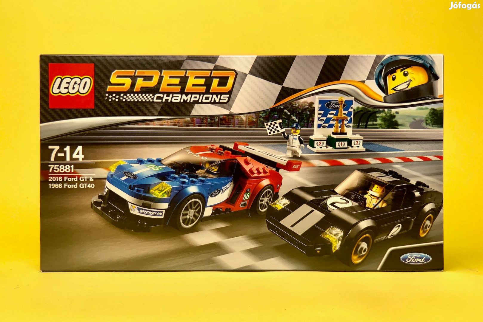 LEGO Speed Champions 75881 2016 Ford GT és 1966 Ford GT40 Uj Bontatlan