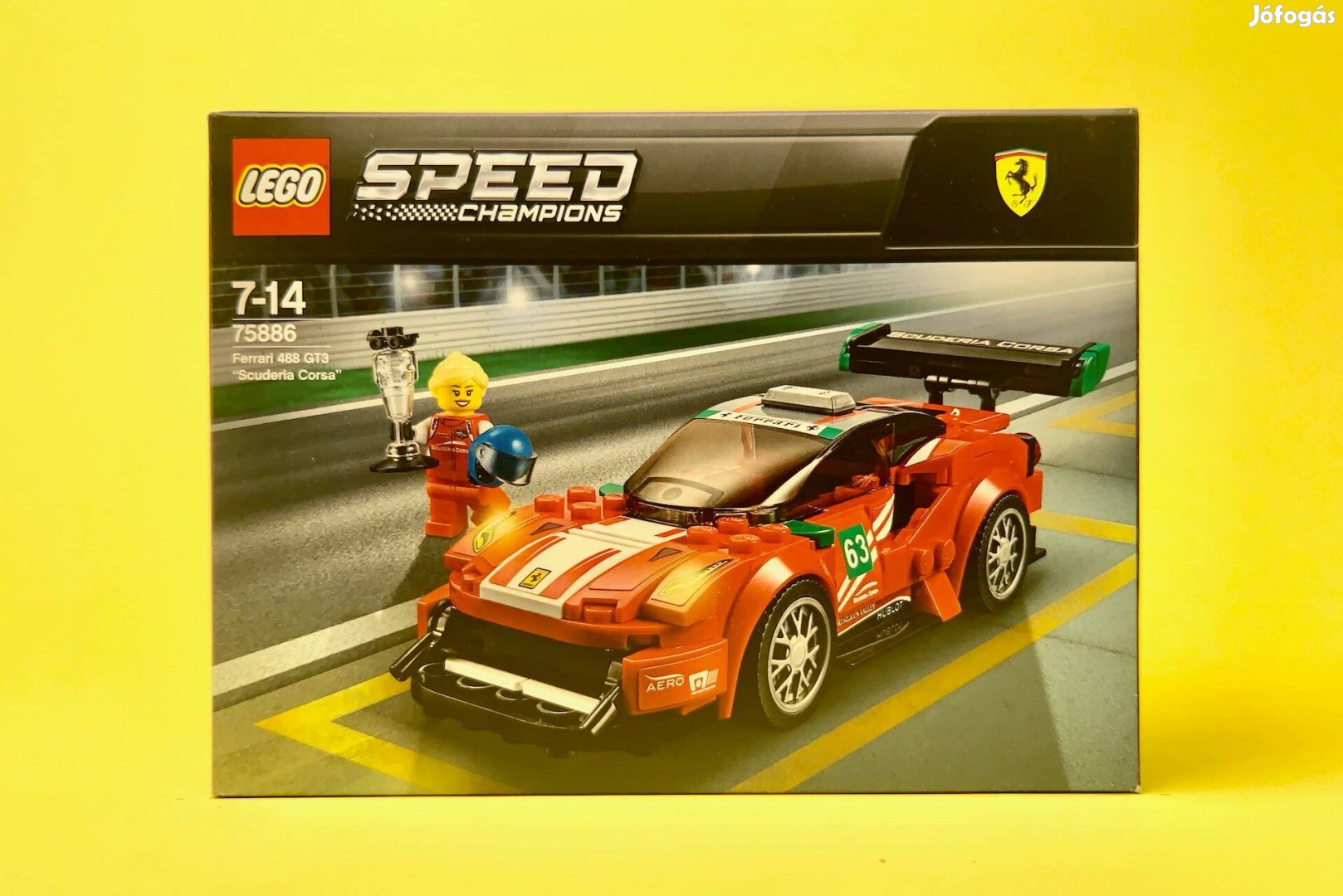 LEGO Speed Champions 75886 Ferrari 488 GT3 Scuderia C. Új, Bontatlan