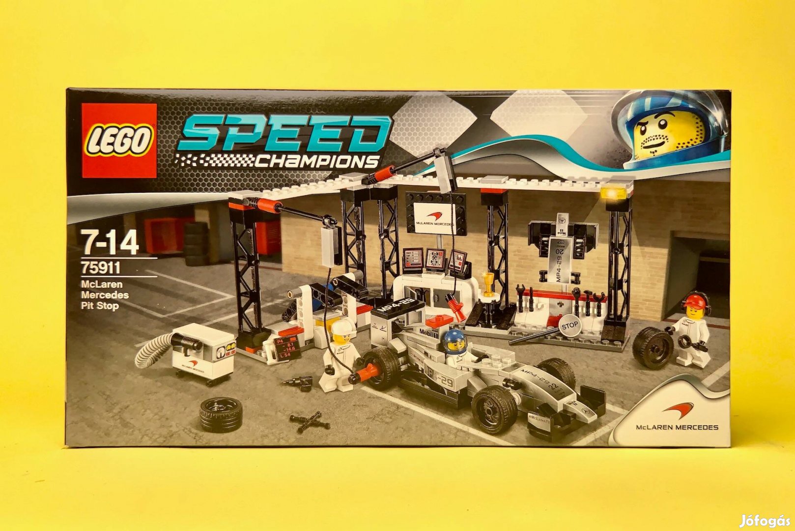 LEGO Speed Champions 75911 Mclaren Mercedes Pit Stop, Uj, Bontatlan