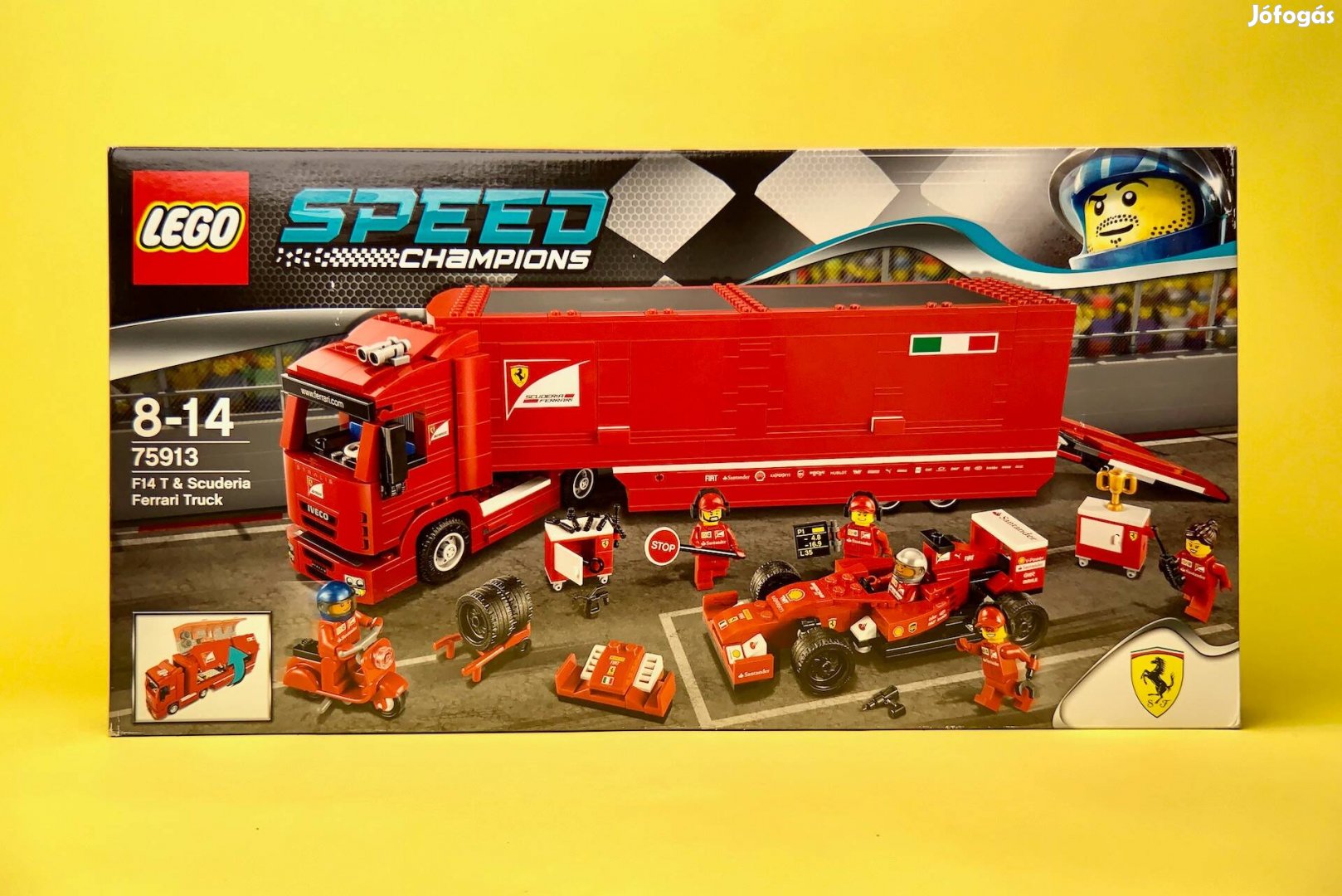 LEGO Speed Champions 75913 F14 T & Scuderia Ferrari T., Uj, Bontatlan