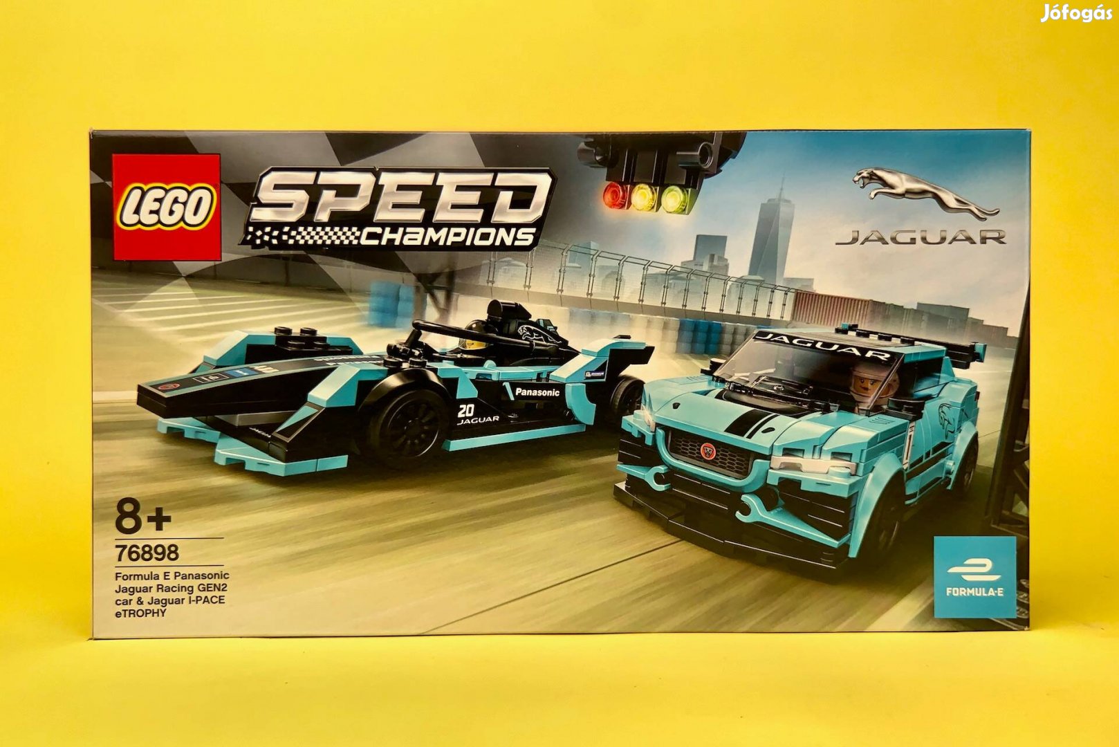 LEGO Speed Champions 76898 Panasonic Jaguar etrophy, Új, Bontatlan