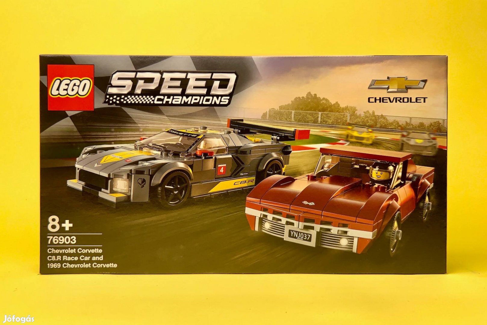 LEGO Speed Champions 76903 Chevrolet Corvette C8R & 1968 Bontatlan, Új