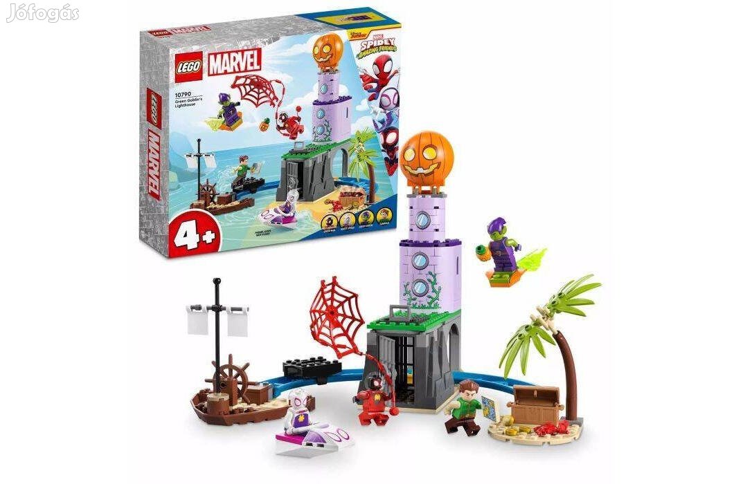 LEGO Spidey 10790 Pókcsapat a Zöld Manó világítótornyánál