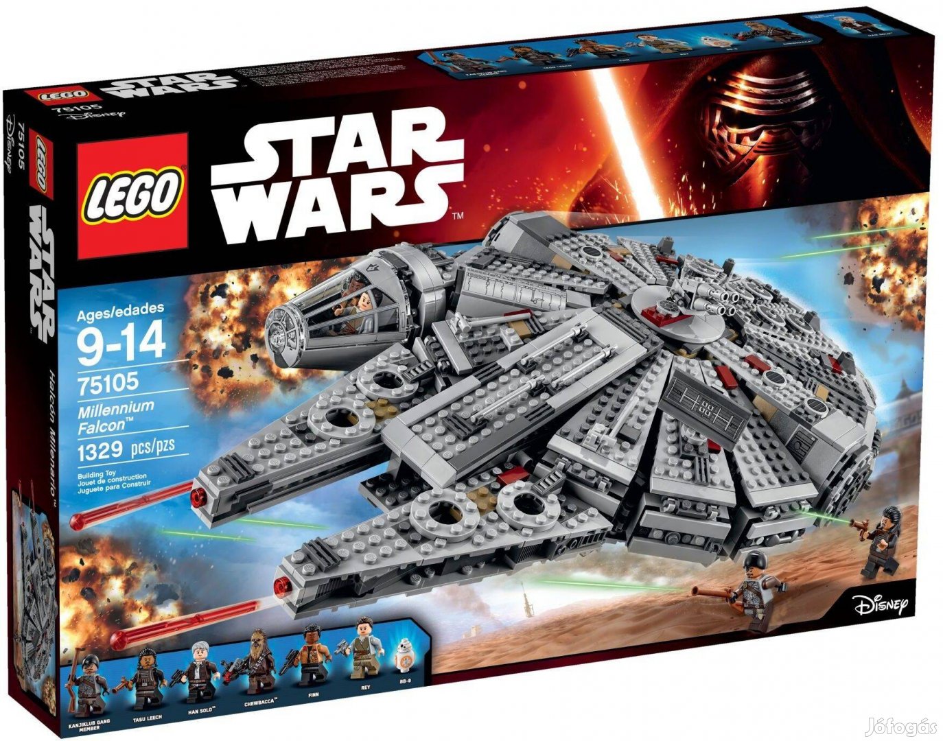 LEGO Star Wars 75105 Millennium Falcon bontatlan, új