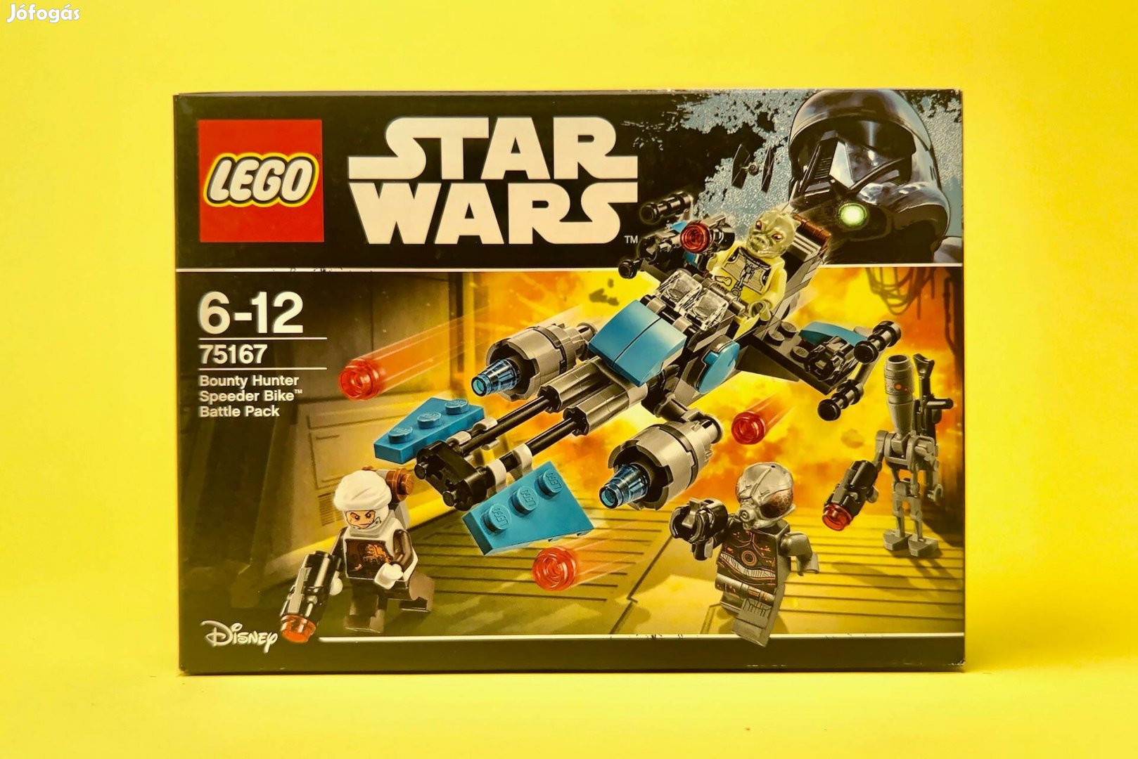 LEGO Star Wars 75167 Bounty Hunter Speeder Bike B. P, Új, Bontatlan