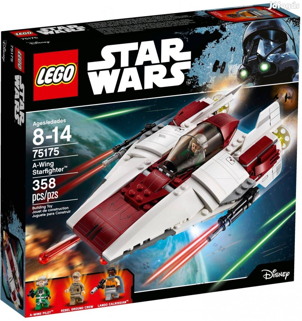 LEGO Star Wars 75175 A-wing Starfighter bontatlan, új