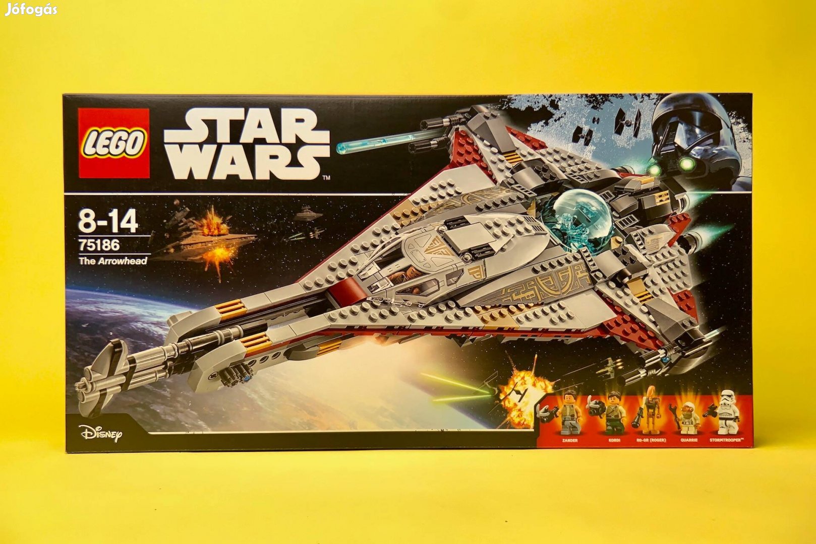 LEGO Star Wars 75186 The Arrowhead, Uj, Bontatlan