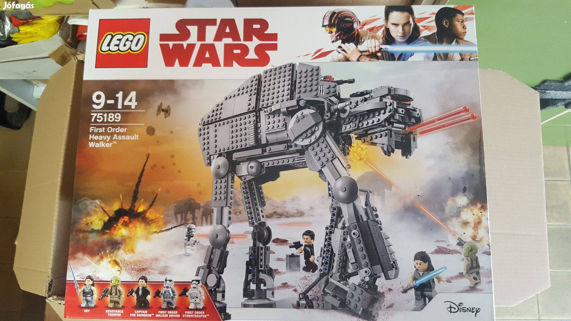 LEGO Star Wars 75189 elsőrendű Birodalmi lépegető The Last Jedi Bontat