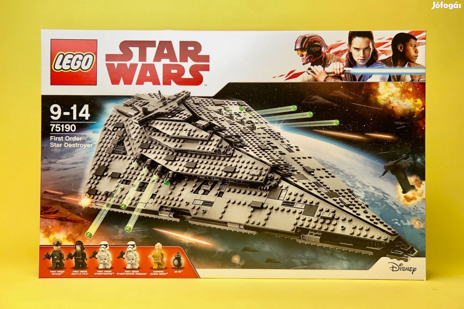 LEGO Star Wars 75190 First Order Star Destroyer, Uj, Bontatlan