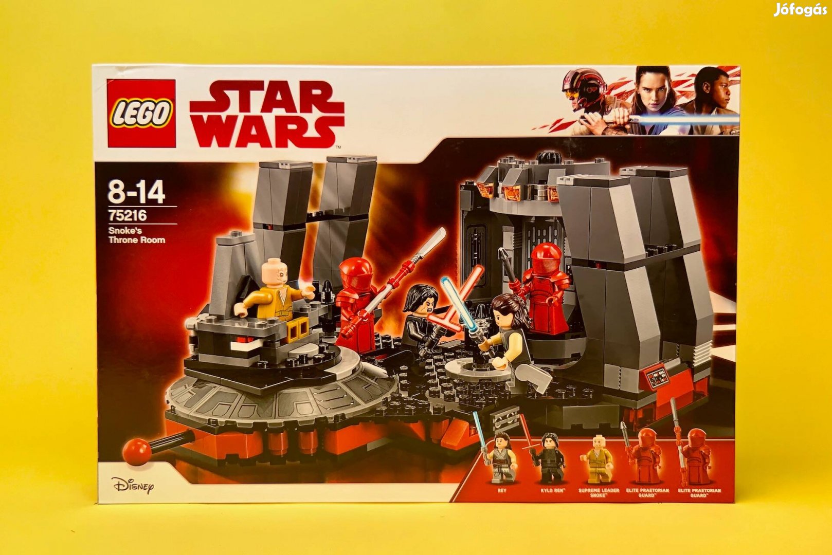 LEGO Star Wars 75216 Snoke's Throne Room, Új, Bontatlan